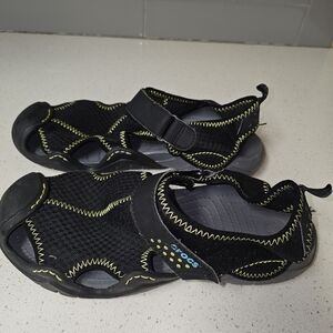 Crocs Swiftwater Mesh Deck Sandal Black US Men Size 8 15041 womens 10